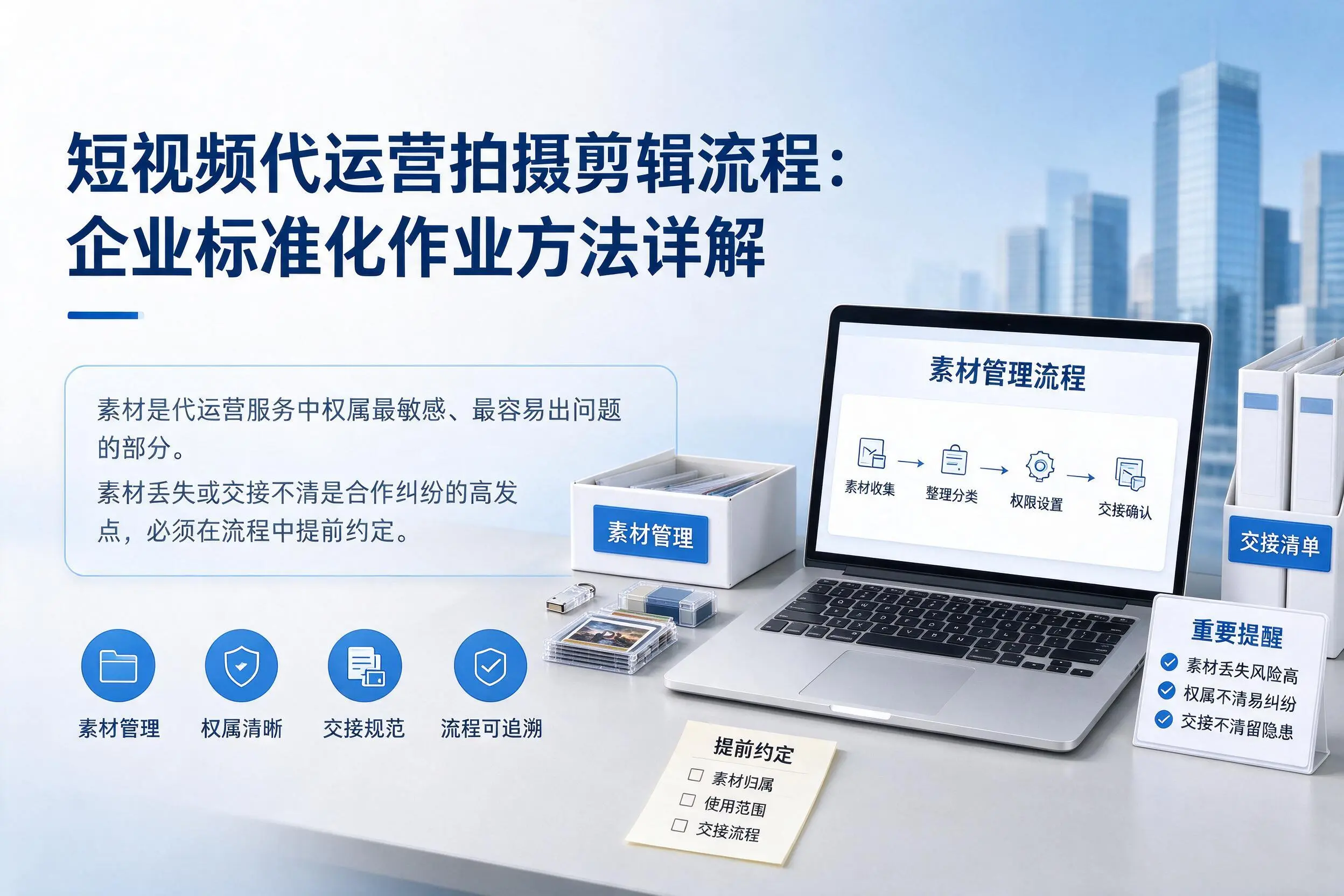 短视频代运营拍摄剪辑流程：万宁企业标准化作业方法详解