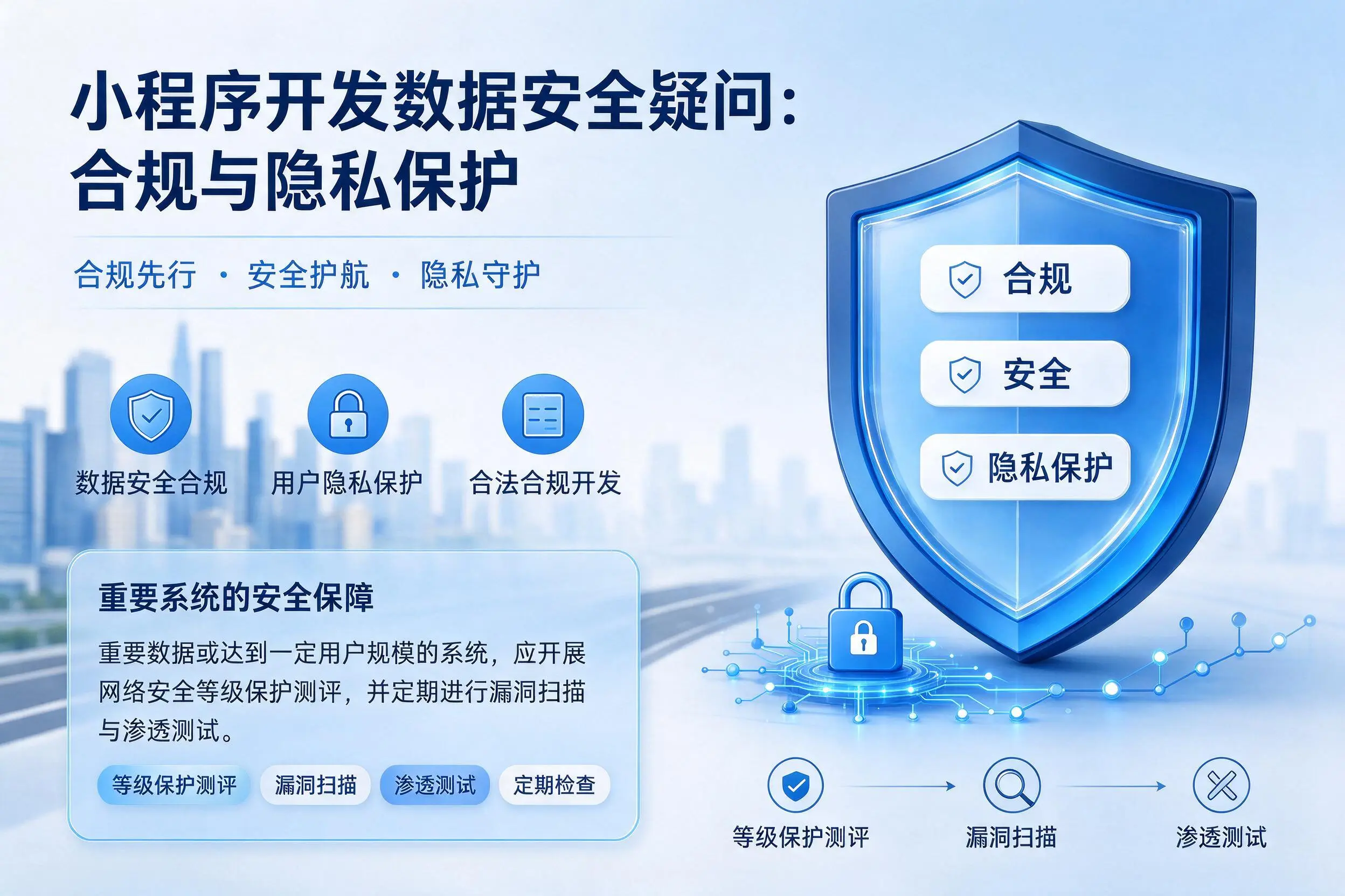 万宁小程序开发数据安全疑问：合规与隐私保护