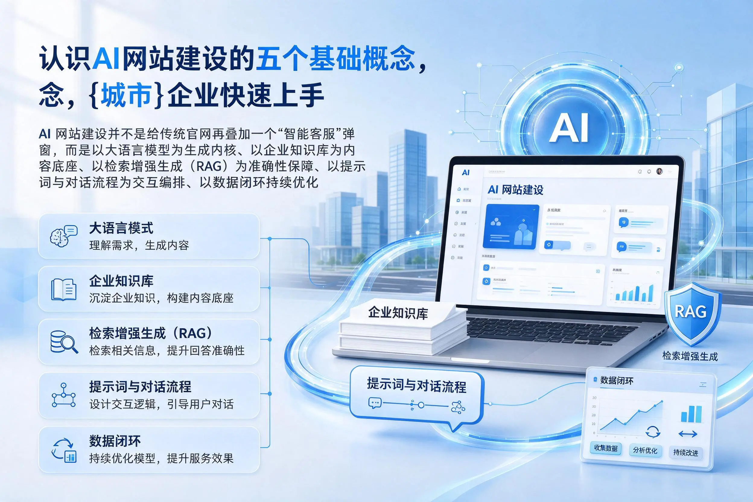 认识AI网站建设的五个基础概念,万宁企业快速上手