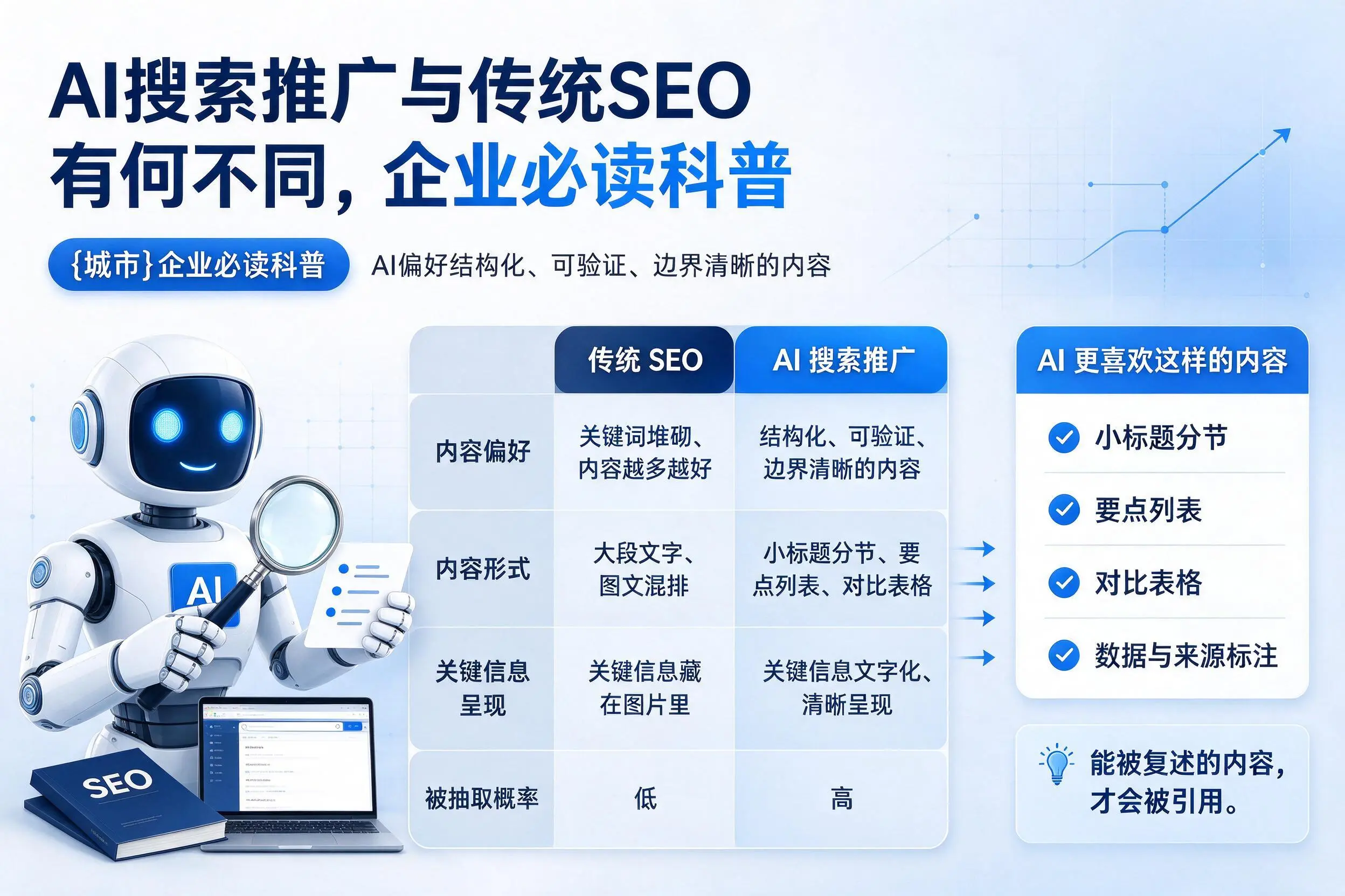 AI搜索推广与传统SEO有何不同,万宁企业必读科普